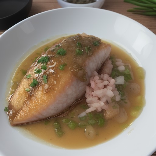 【カワハギ】肝ソースのポワレ | 家庭で再現する魚料理レシピ をイメージした自然風景の写真