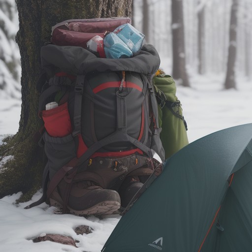 【登山】初心者のための装備選び | 持ち物点検の手順と注意点 をイメージした 山、ハイキング、冬、登山道 の写真