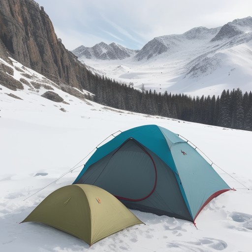 【山歩き】春の登山道で見つけた花々 | 往復コースの体験記 をイメージした 春、雪景色、山、ハイキング、松林 の写真