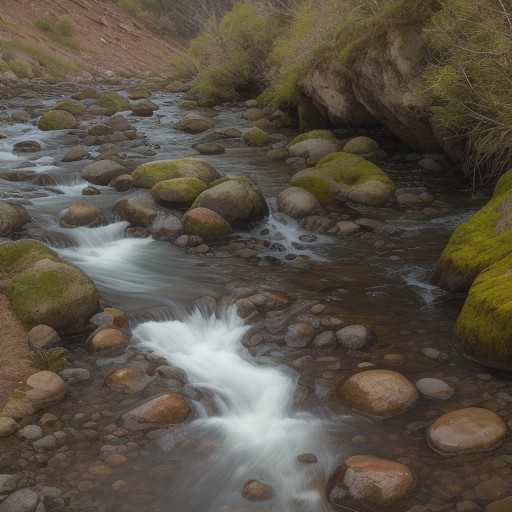 【渓流釣り】魚の駆け上がりを狙う | 効果的な誘い方のコツ をイメージした 山、川 の写真