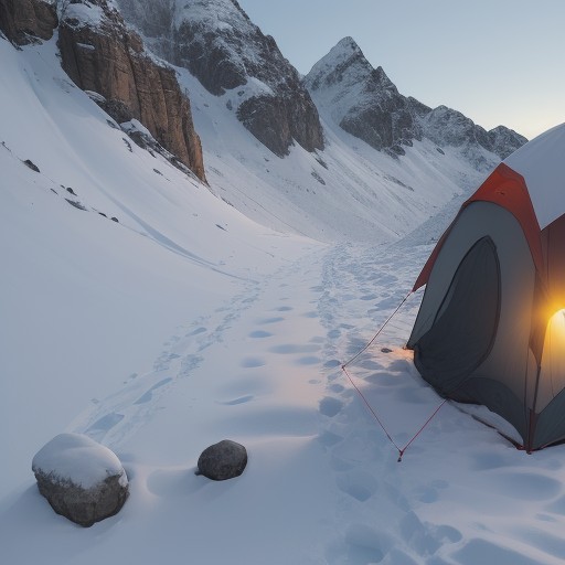 【山行】行動不能になる前の判断基準 | 安全に下山するための目安 をイメージした 山、夕日 の写真