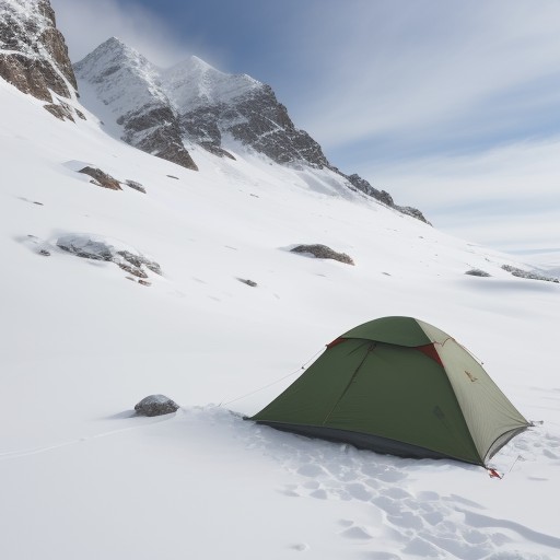 【登山】急激な気温低下への備え | 山での体温維持と対処法 をイメージした 冬、山、冬 の写真