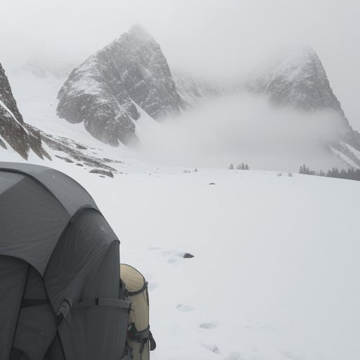 【登山】霧で視界が悪い時の歩き方 | 安全なルート確認と回避策 をイメージした 山、冬 の写真
