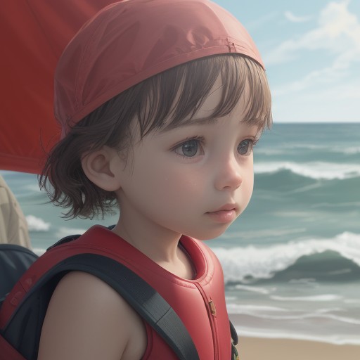 【潮の流れ】子供と海に行く時に知りたい | 危険な場所の見分け方 をイメージした 夏 の写真