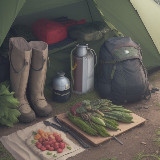 【山菜採取】おすすめの道具 | 初心者が揃えたい基本アイテム をイメージした ハイキング、登山道 の写真