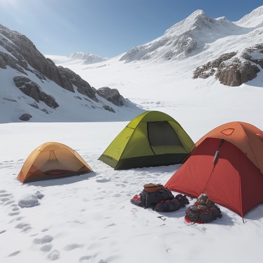 【低体温症】登山の体温回復に役立つ食事 | 体を温めるメニューと選び方 をイメージした 冬、山、登山道 の写真