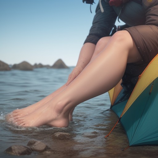 【溺水】海で足がついた時の対処法 | 生き残るための自助努力 をイメージした自然風景の写真