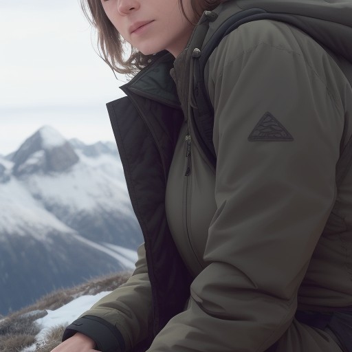 【登山】稜線の遮蔽物がない場所 | 風への対策と装備の選び方 をイメージした 山、稜線、ハイキング の写真