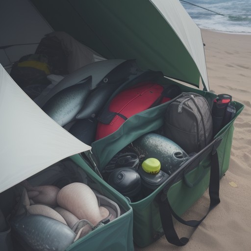 【海釣り道具】使いやすい収納方法 | おすすめの整理アイテム をイメージした自然風景の写真