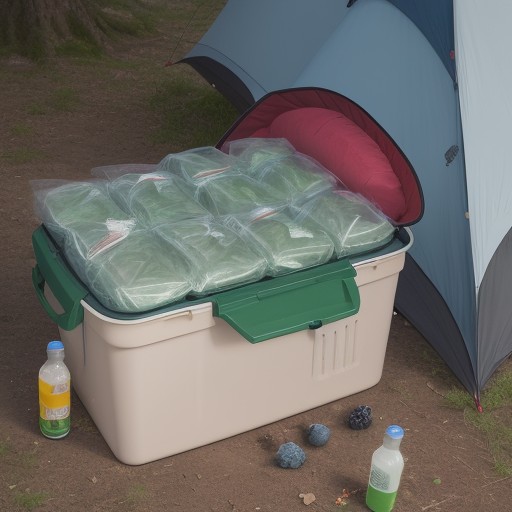 【キャンプ飯】食材の腐敗を防ぐ保管方法 | 夏の保冷剤の使い方 をイメージした 夏 の写真
