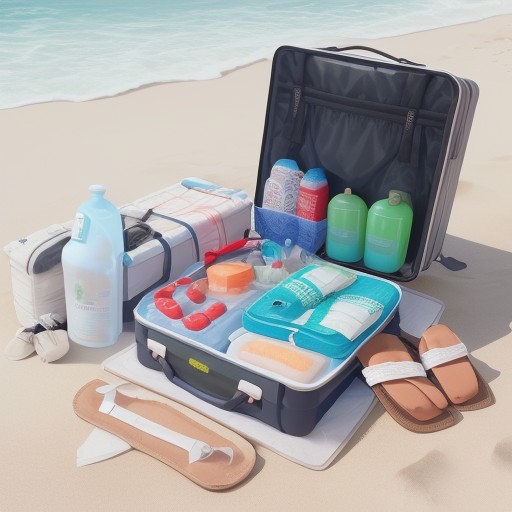 【海水浴】忘れ物を防ぐ持ち物リスト | 夏の海へ行く準備まとめ をイメージした 夏 の写真