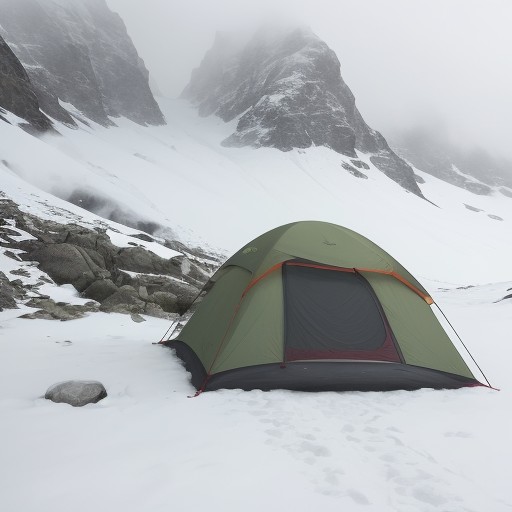 【登山】霧で遮られた視界 | 回復までの待ち時間と判断基準 をイメージした 山、冬 の写真
