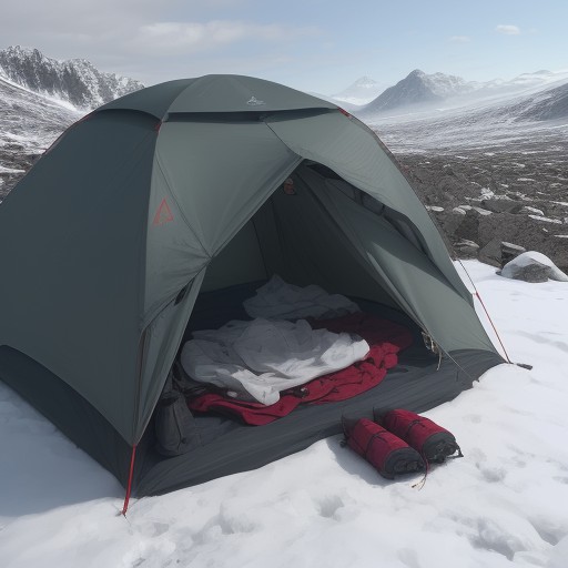 【低体温症】登山の濡れ対策以外の予防法 | 体温を維持する服装と行動のコツ をイメージした 冬、山 の写真