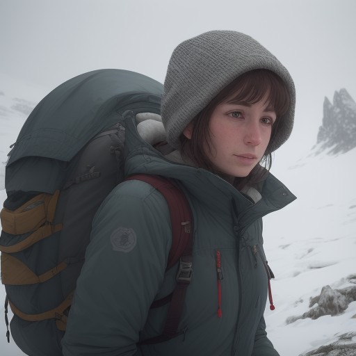 【登山】霧の中での視界確保 | 準備すべき道具と使いかた をイメージした 山 の写真