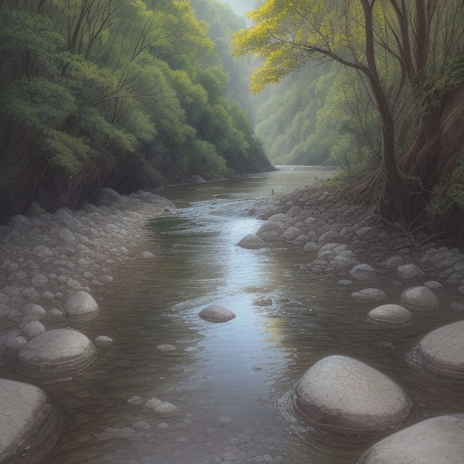 【川釣り】増水の濁りが引くタイミング | 抜け際の判断方法 をイメージした 川 の写真