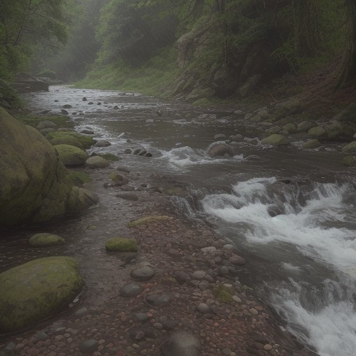 【川の増水】濁りが抜けるタイミング | 見分け方のポイント をイメージした 川 の写真