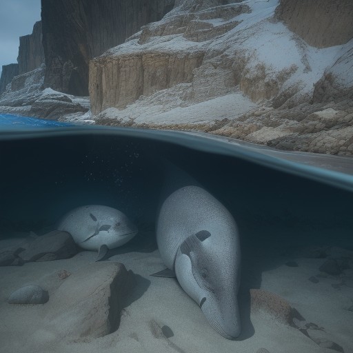 【生態系】海底地形と海水温の変化 | 海の生き物への影響 をイメージした自然風景の写真