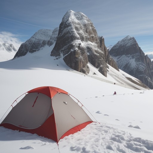 【登山】初心者が選ぶ登山のタイミング | 山行計画の立て方と注意点 をイメージした 雪景色、山 の写真