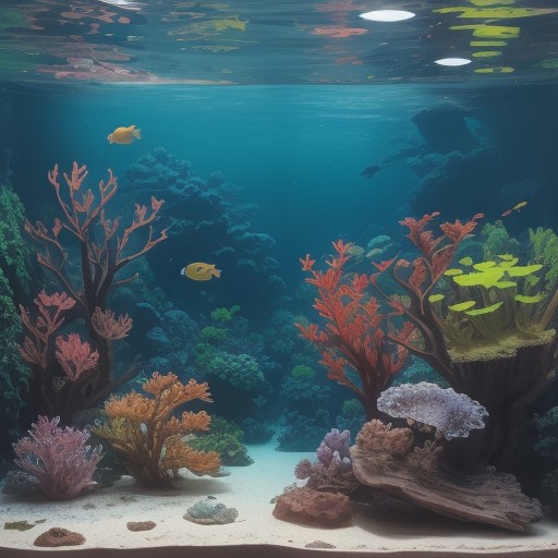 【フィッシュボード】水槽での熱帯魚飼育 | レイアウトのコツと選び方 をイメージした自然風景の写真