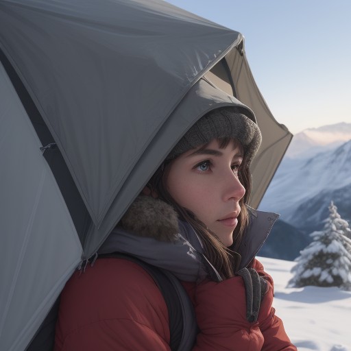 【登山】早朝の気温変化 | 山頂までの温度差と服装の選び方 をイメージした 冬、山、冬 の写真