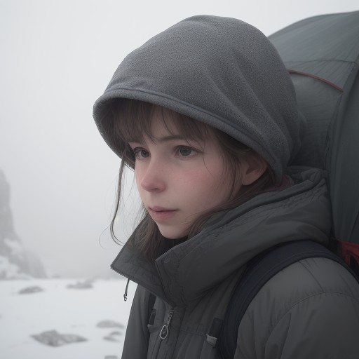 【登山】霧での停滞判断 | 安全に下山するための基準 をイメージした 山 の写真