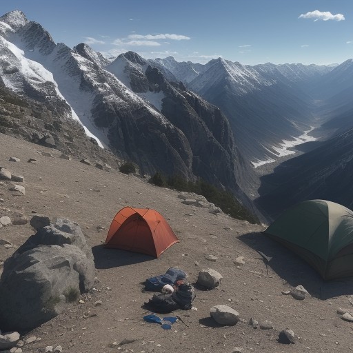 【登山】疲労が溜まった体への対策 | 回復を早める休息方法 をイメージした 山 の写真