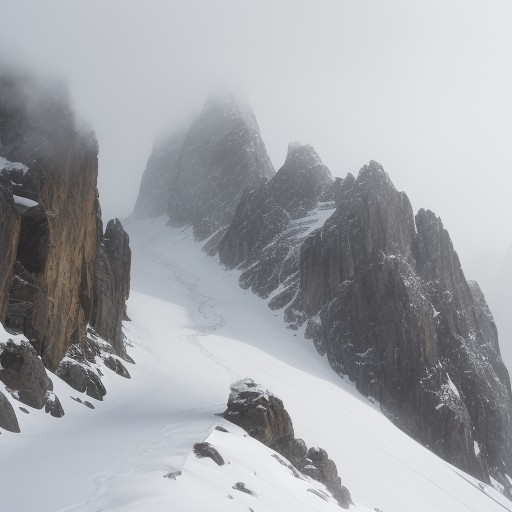 【登山】霧が出やすい時間帯 | 山行計画で注意したいタイミング をイメージした 山、ハイキング の写真