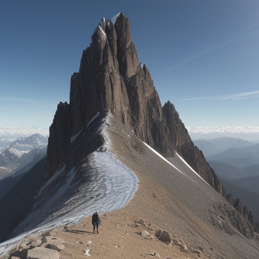 【登山】心を整えるルート | 山頂で過ごす時間 をイメージした 山 の写真