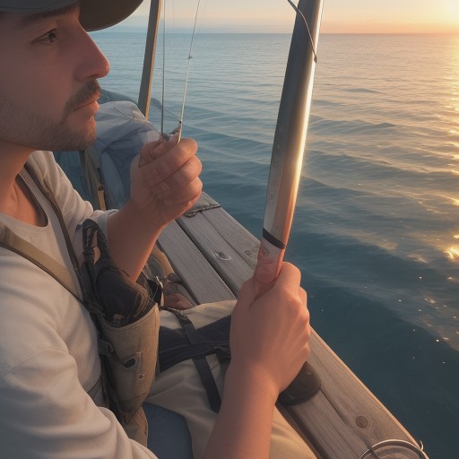 【タチウオ】堤防での釣り方 | 針掛けのコツとポイント をイメージした 夕日 の写真