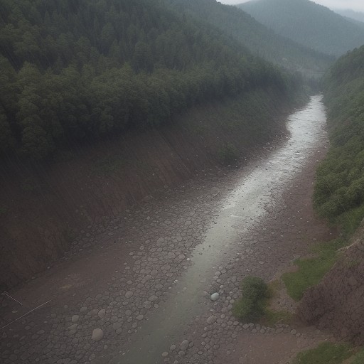 【川釣り】水位上昇時の避難ルート | 安全な脱出方法と判断基準 をイメージした 川 の写真