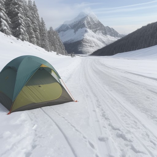 【冬山】霜が降りる仕組み | 山での見え方と注意点 をイメージした 冬、山、雪景色 の写真
