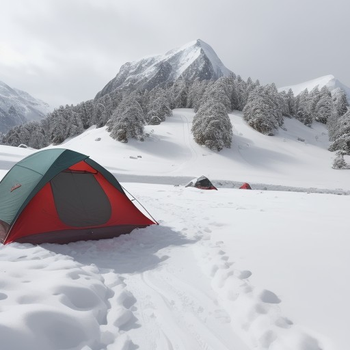 【登山ウェア】春の服装選び | 山での体温調節と重ね着のコツ をイメージした 春、雪景色、山、ハイキング の写真