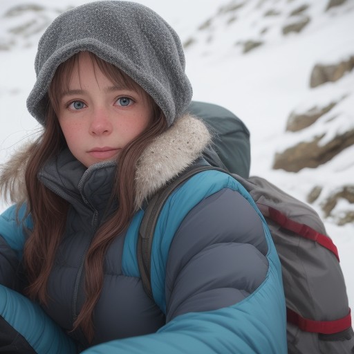 【低体温症】登山の濡れ対策以外の予防策 | 体温を維持する服装と行動 をイメージした 登山道、冬 の写真