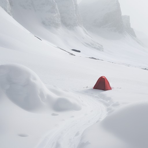 【低体温症】登山の現場で役立つ意識レベル | 具体的な確認方法 をイメージした 冬、山 の写真
