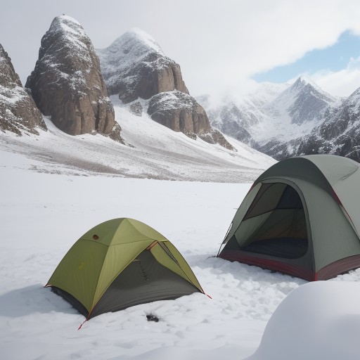 【山歩き】初夏の登山ルート | 準備すべき注意点と持ち物 をイメージした 夏、雪景色、山 の写真