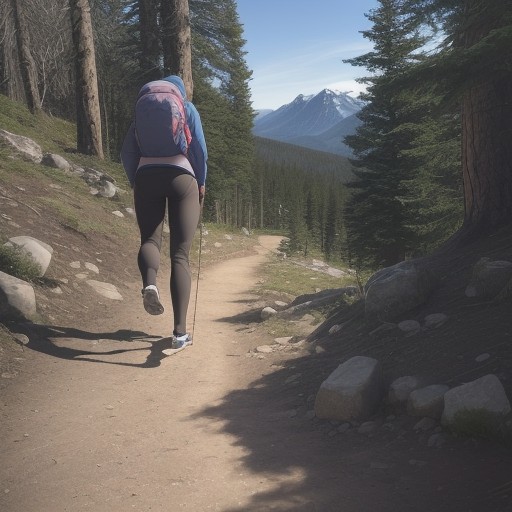 【登山】急下降で足を痛めない歩き方 | 膝への負担を減らすコツ をイメージした 山 の写真