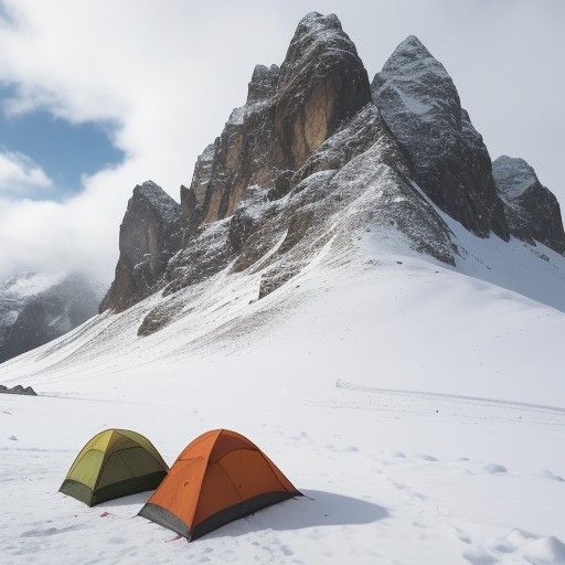 【雲海】が見える登山のスポット | 稜線を歩くルートの選び方 をイメージした 秋、冬、山、稜線 の写真
