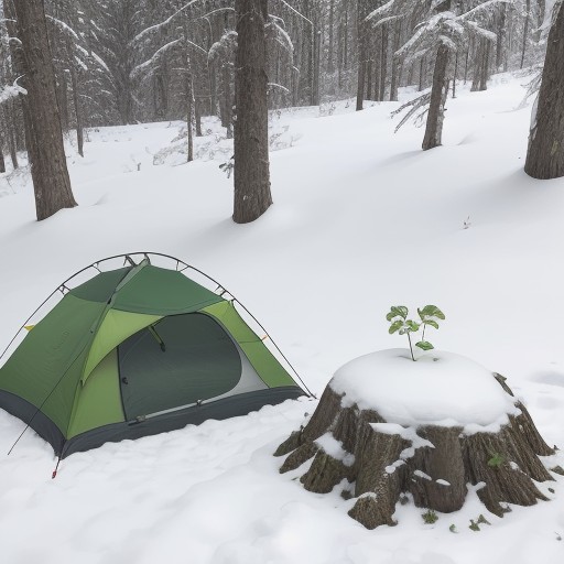 【山菜】採取の時期 | 種類ごとの旬の違いと見分け方 をイメージした 春、夏、春、雪景色 の写真