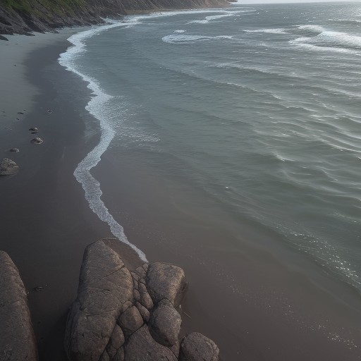 【海】潮の流れによる影響 | 安全な泳ぎ方のコツ をイメージした自然風景の写真
