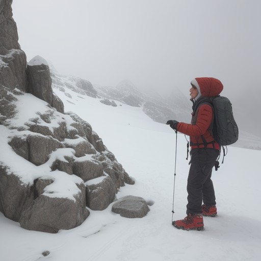 【登山】霧の中での歩き方 | 視界が戻るタイミングの判断方法 をイメージした 山 の写真