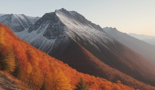 【山頂】標高3000メートルの峰から見渡す景色 | 秋の紅葉ハイキングコース