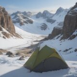 【登山】地図で確認するルート | 標高差と安全な歩き方 をイメージした 広角の風景、山、ハイキング の写真