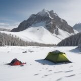 【登山装備】冬の山で怪我や事故を防ぐ道具 | 雪道を歩くための準備 をイメージした 広角の風景、山、山、冬、ハイキング、雪景色 の写真