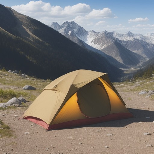 【登山準備】晴れの日の山の服装選び | 気温上昇への対策と持ち物のリスト をイメージした 広角の風景、ハイキング、山 の写真