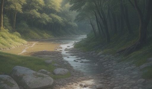 【川遊び】岩の間を流れる水の音を聞きながら歩く | 夏の川沿いルート