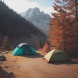 【登山】秋の山へ行く時期と気温の目安 | 持っていく服装について をイメージした 広角の風景、ハイキング、秋 の写真