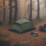 【防水ジャケット】秋の登山で使う選び方 | 雨と風を遮るための準備方法 をイメージした 広角の風景、ハイキング、秋 の写真