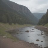 【川の天気予報】水位の変化を確認 | 川辺へ向かう日の判断基準 をイメージした 広角の風景、川、川 の写真