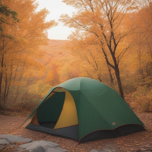 【登山地図】紅葉の山道を歩くコツ | アプリで現在地を確認する手順 をイメージした 広角の風景、ハイキング、秋、ハイキング の写真