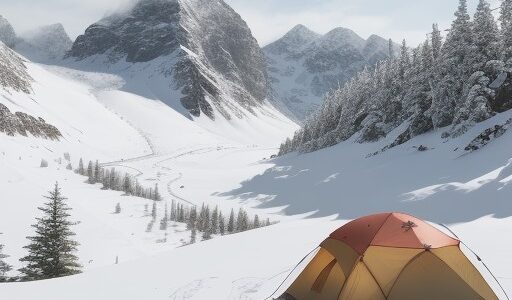 【地図】冬の山道を歩いてルートを確認する | 山頂を目指す冒険の記録
